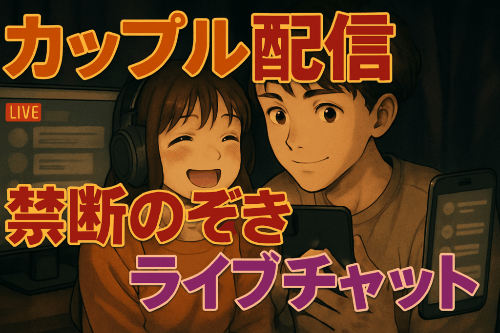 【禁断の覗き見】カップルでの配信が見れるアダルトライブチャット２選
