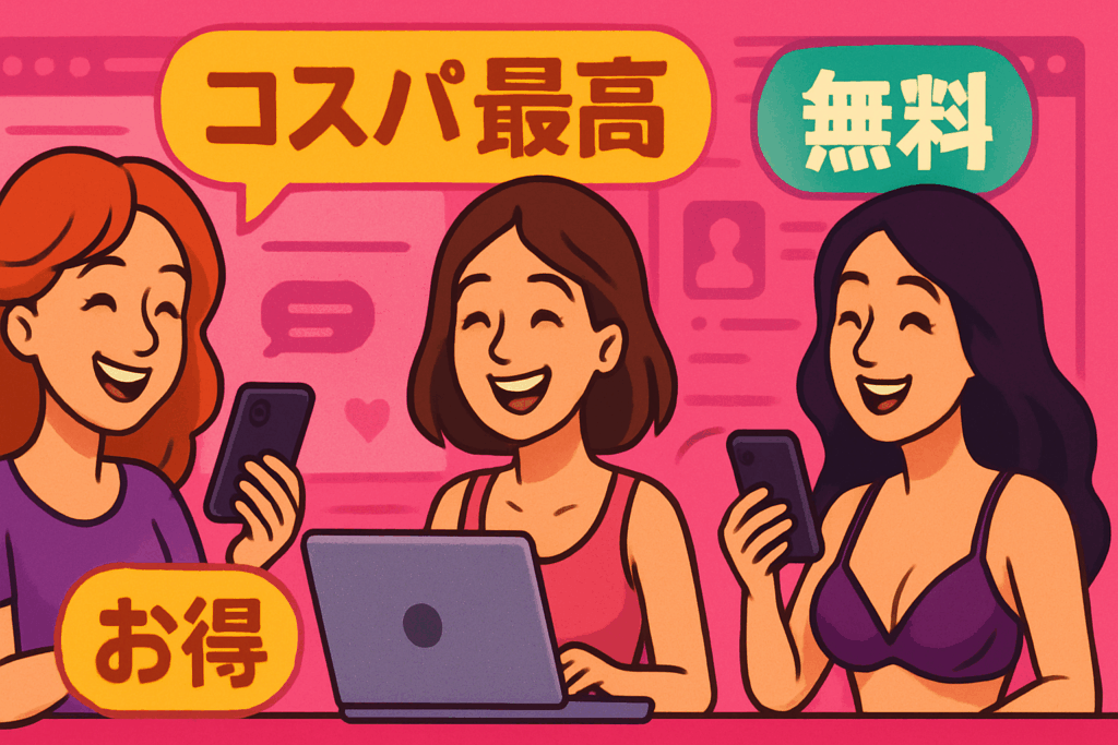 【コスパ最強】無料で楽しめる＆お得なライブチャットサービス5選